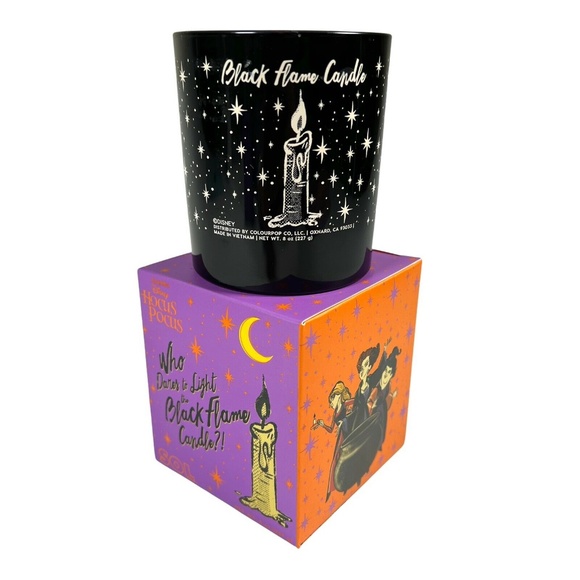 NEW COLOURPOP X DISNEY HOCUS POCUS SOL BLACK FLAME CANDLE LIMITED-EDITION - Picture 3 of 7